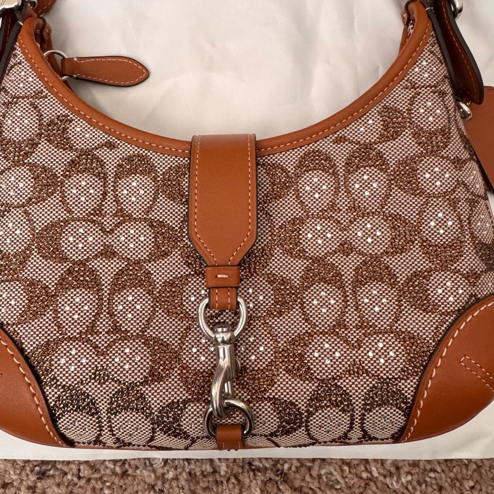 Coach Hampton Crystal Hobo Bag - Picture 3 of 6